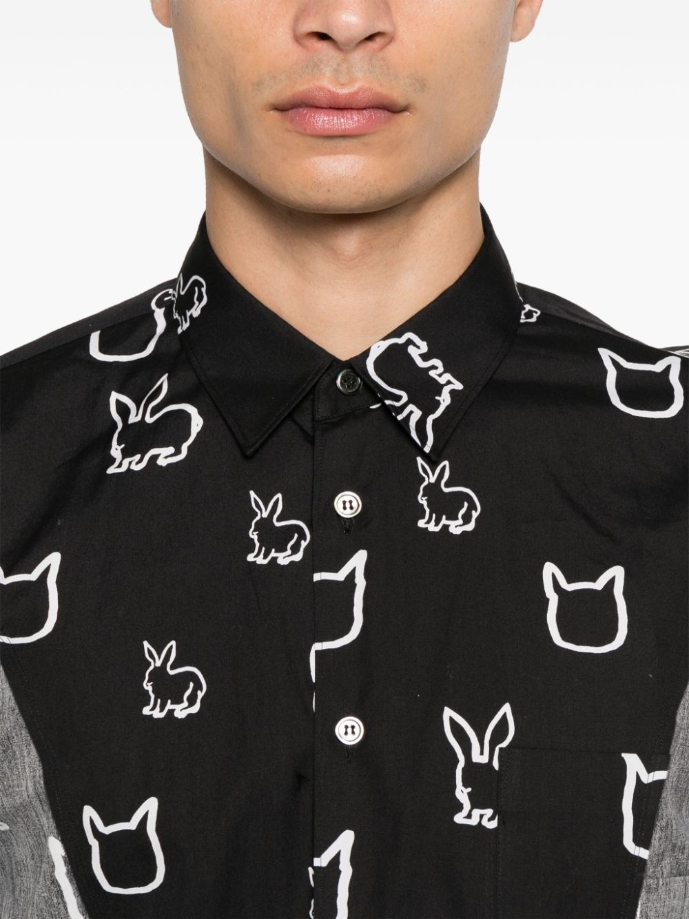 graphic-print shirt - 5