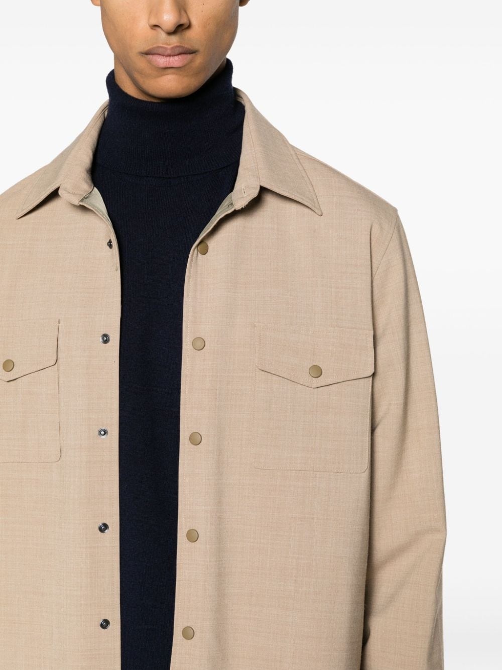 button-up long-sleeve shirt - 7