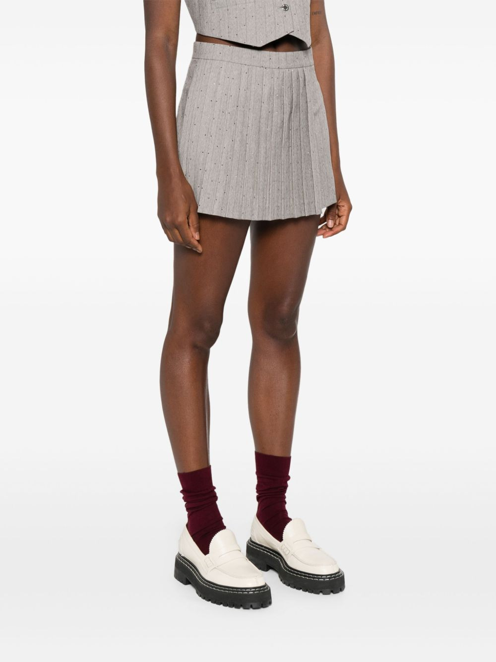 pinstriped skorts - 3
