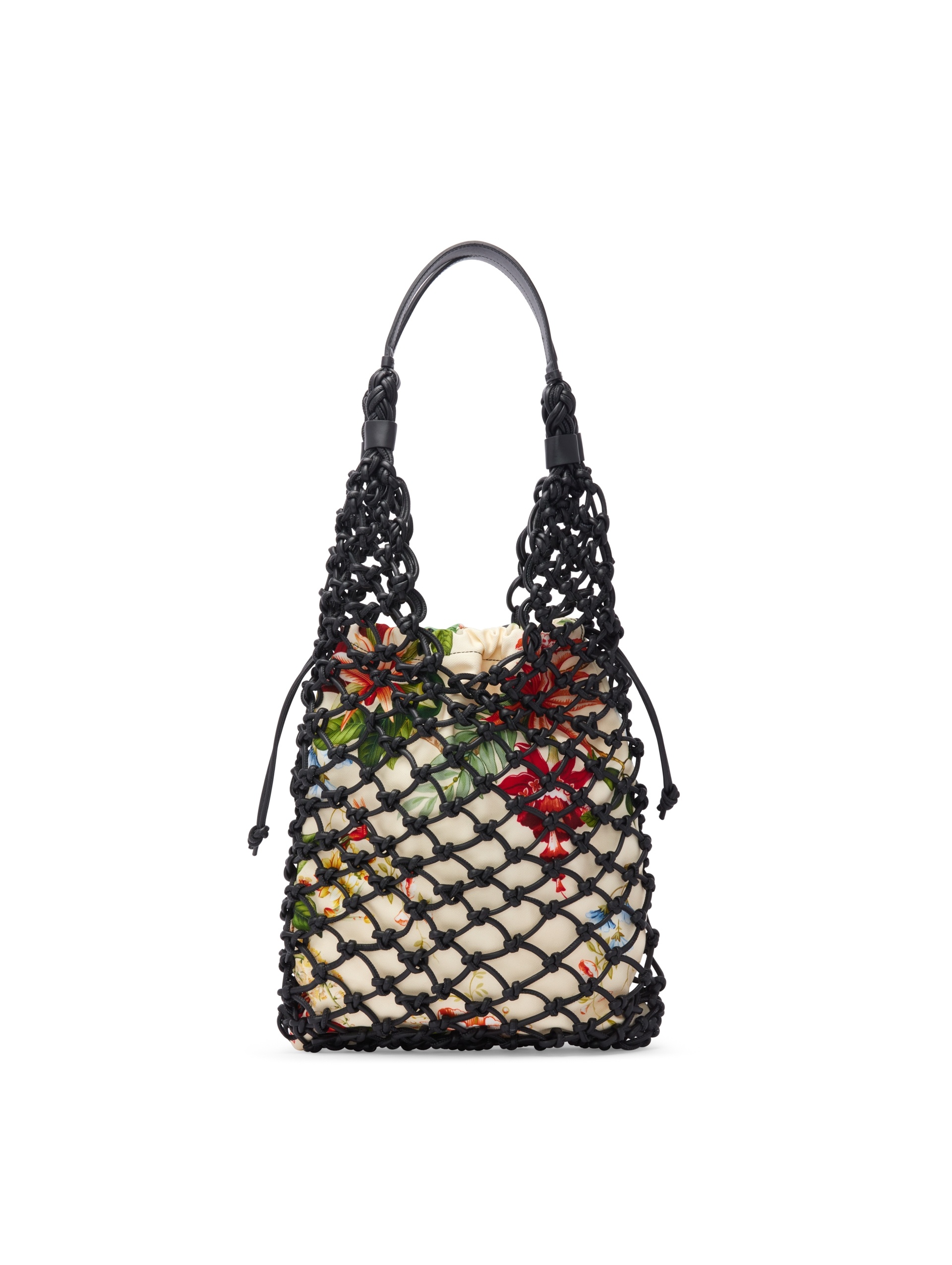 FLORA & FAUNA LARGE KNOTTED LEATHER TOTE - 1