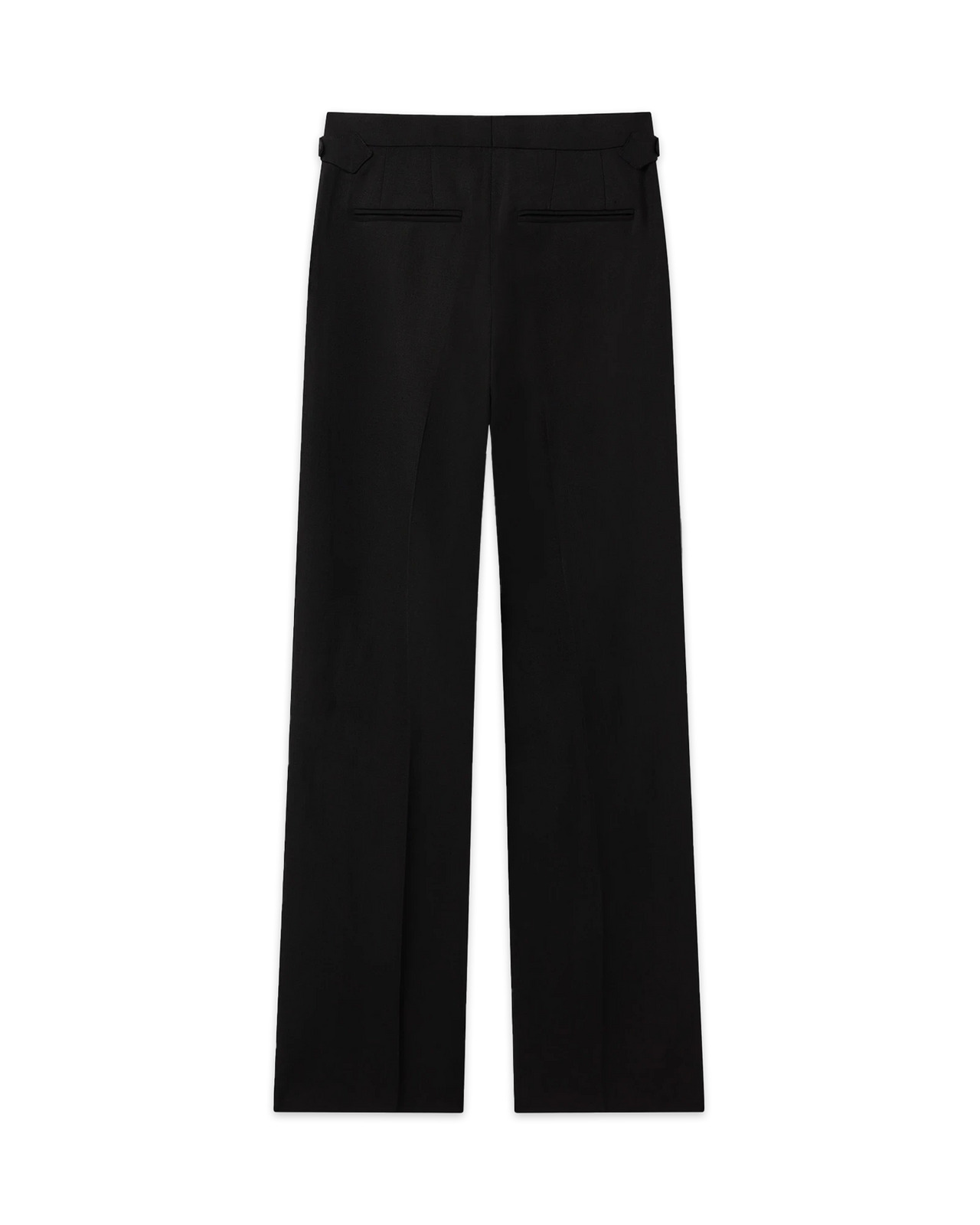 Straight Leg Silk Trousers - 2