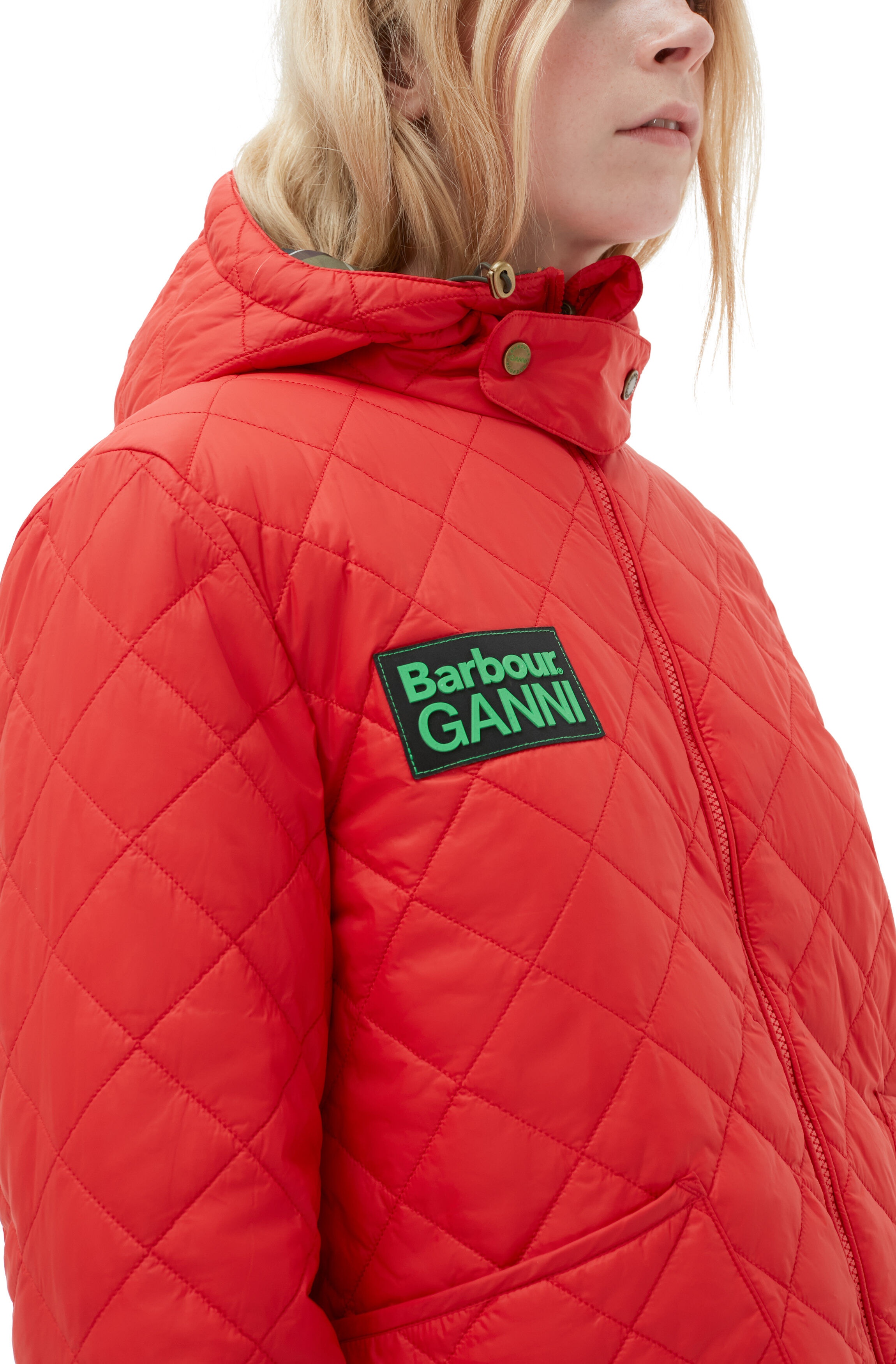 GANNI X BARBOUR REVERSIBLE LIDDESDALE JACKET - 5