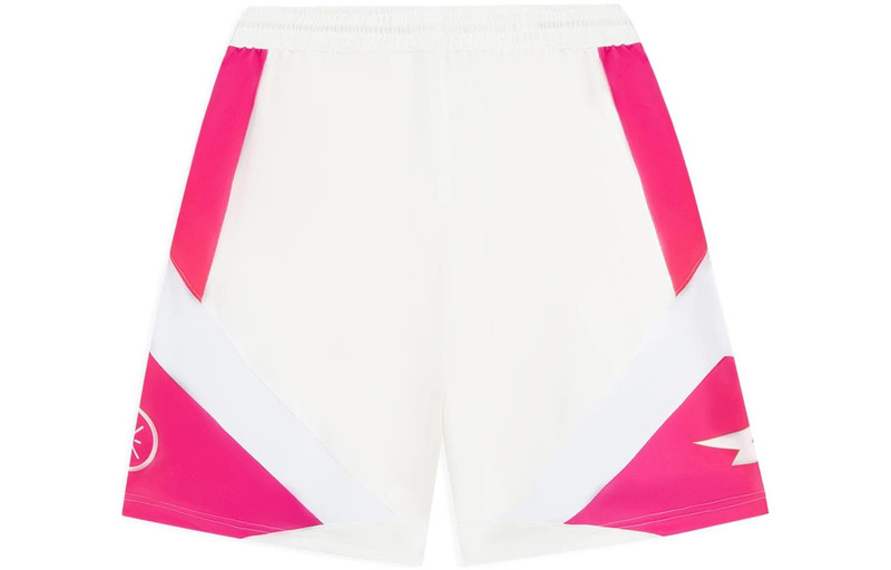 Li-Ning Li-Ning Way Of Wade Logo Basketball Shorts 'White Pink' AAPS137-1 outlook