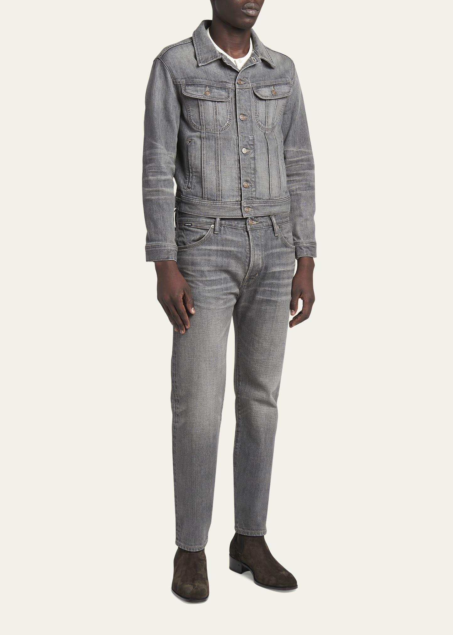 Men's Straight Leg Jeans - 2