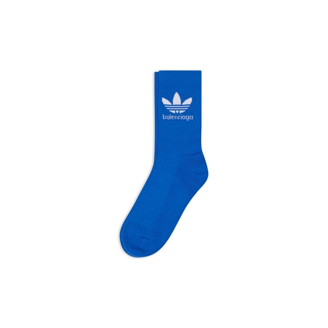 Men's Balenciaga / Adidas Socks in Blue - 2