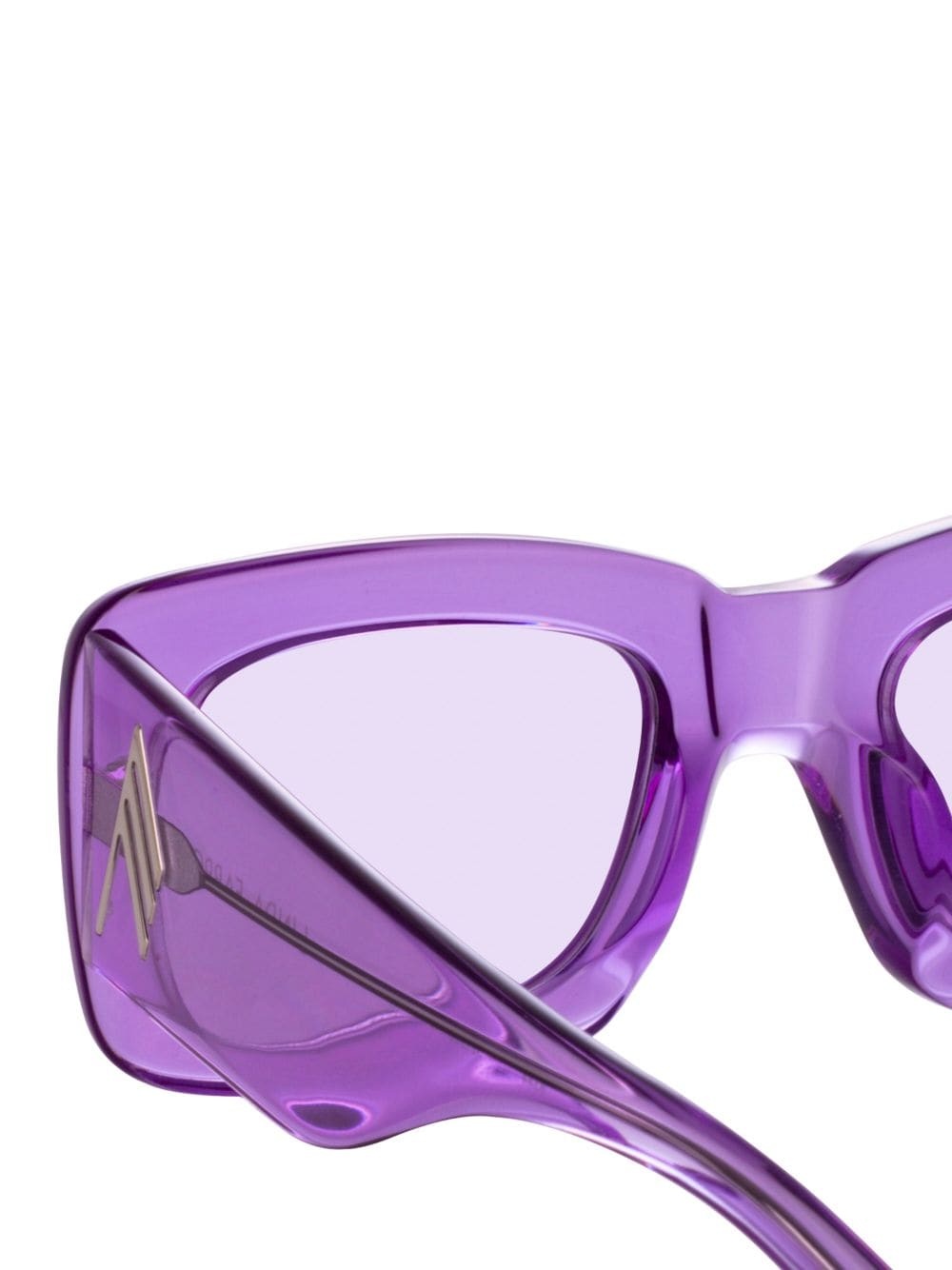x Linda Farrow rectangle-frame sunglasses - 4