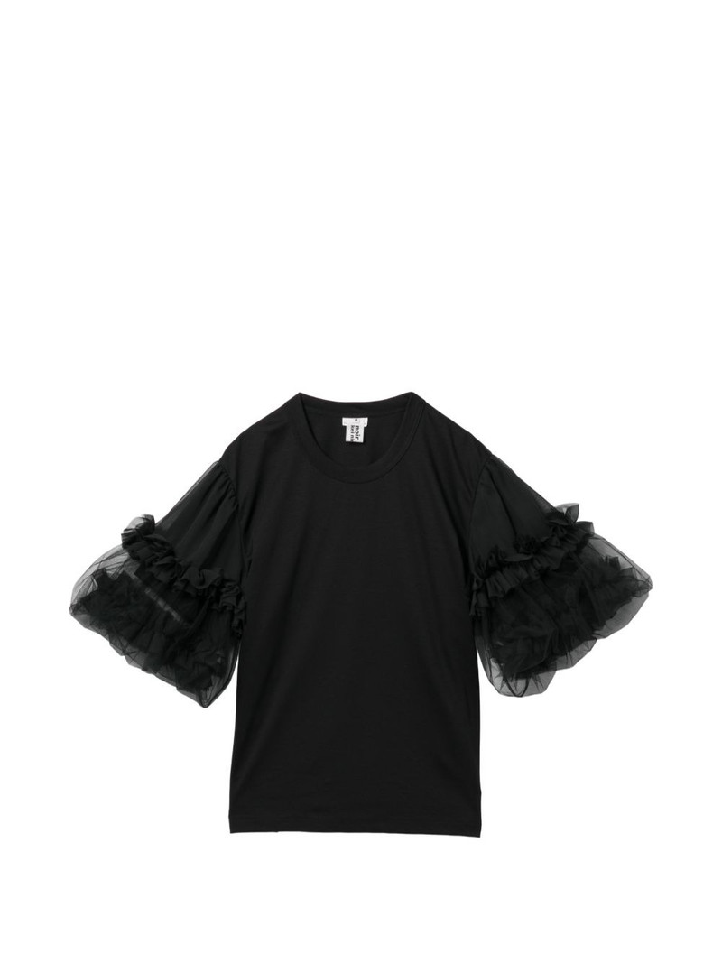 tulle-sleeves top 1