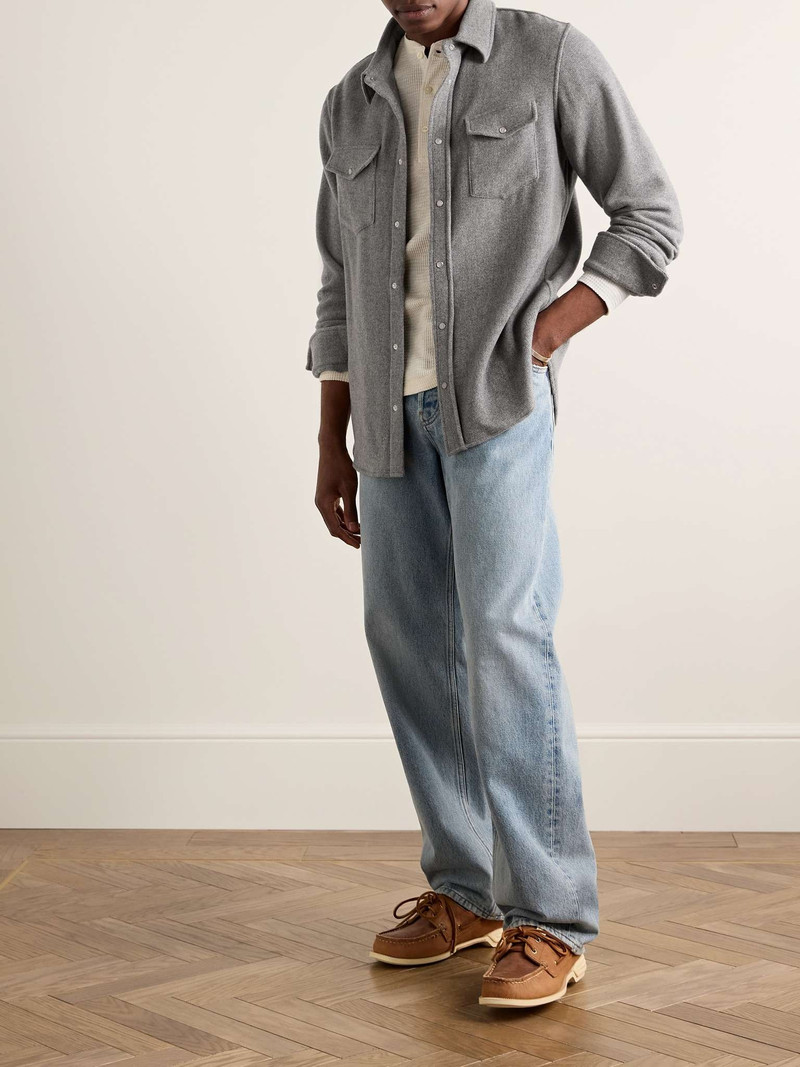 God’s True Cashmere Brushed-Cashmere Shirt outlook
