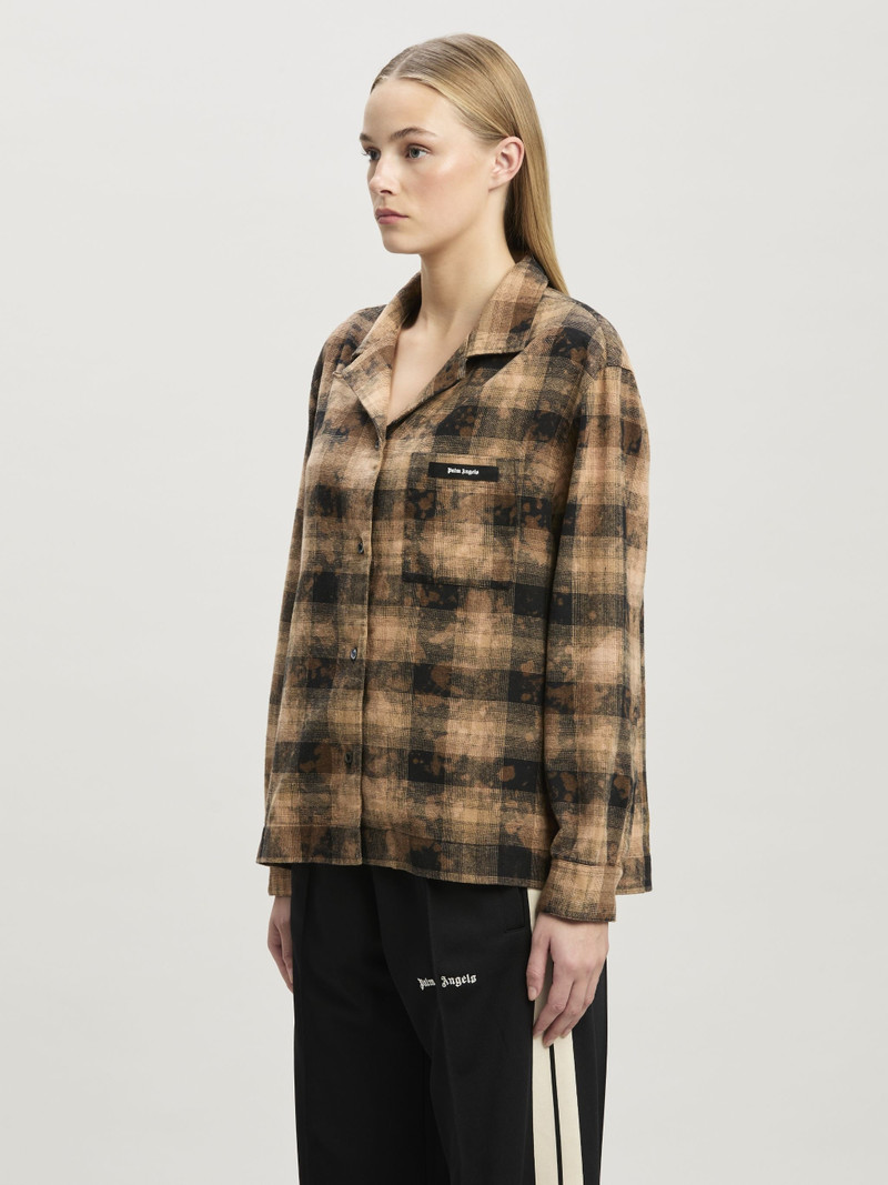 Curved Logo Check Shirt 4