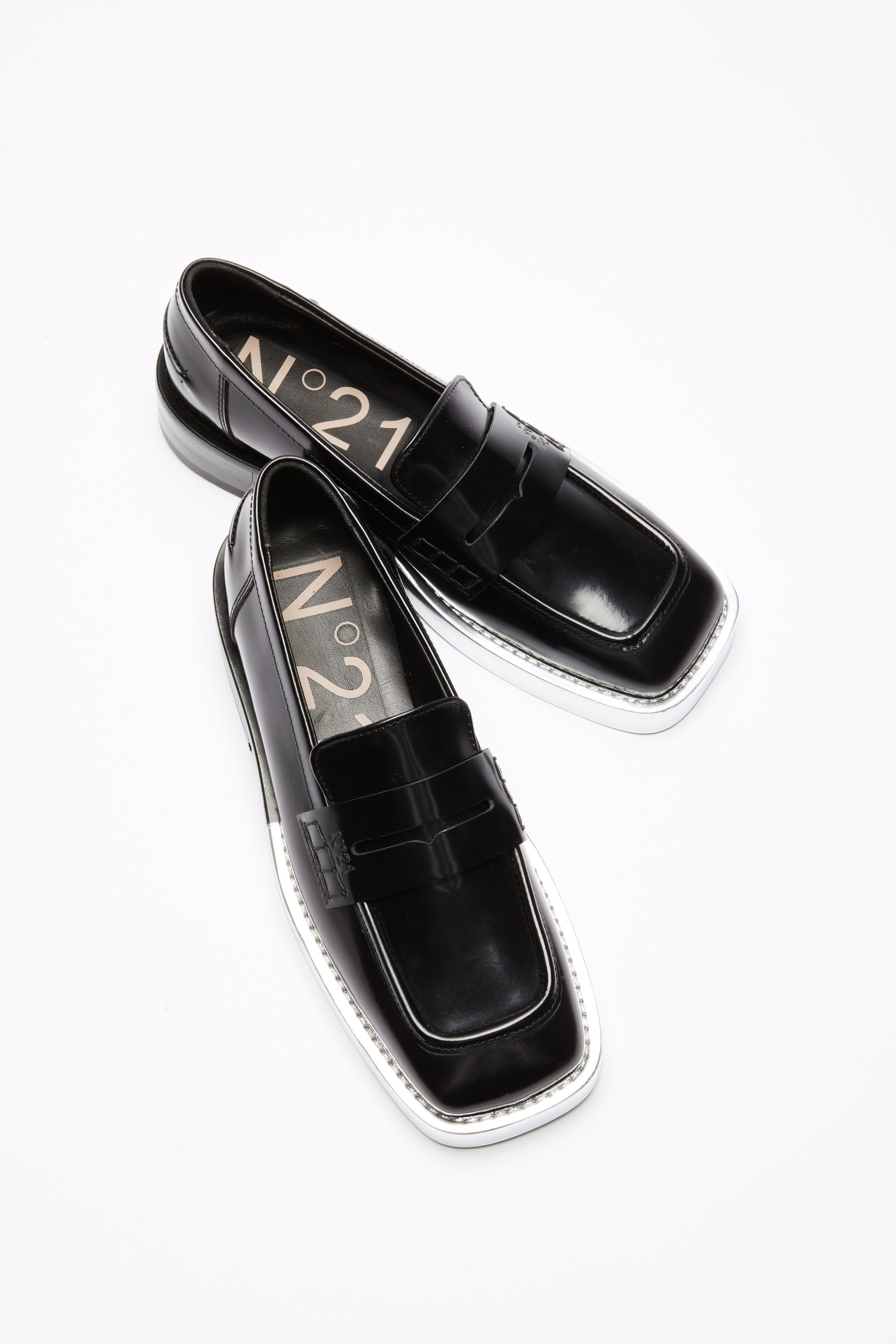 PAINT-EFFECT LOAFERS - 4