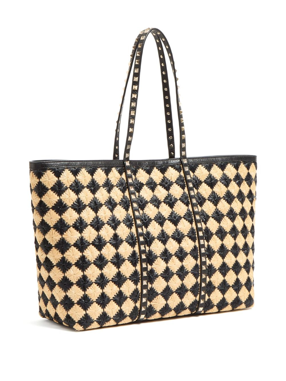 diamond-pattern tote bag - 5