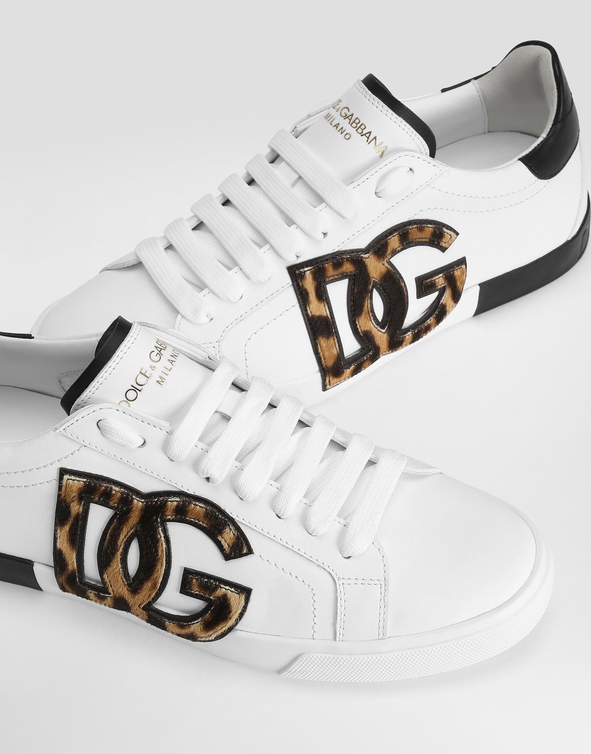 Calfskin Portofino Vintage sneakers - 4