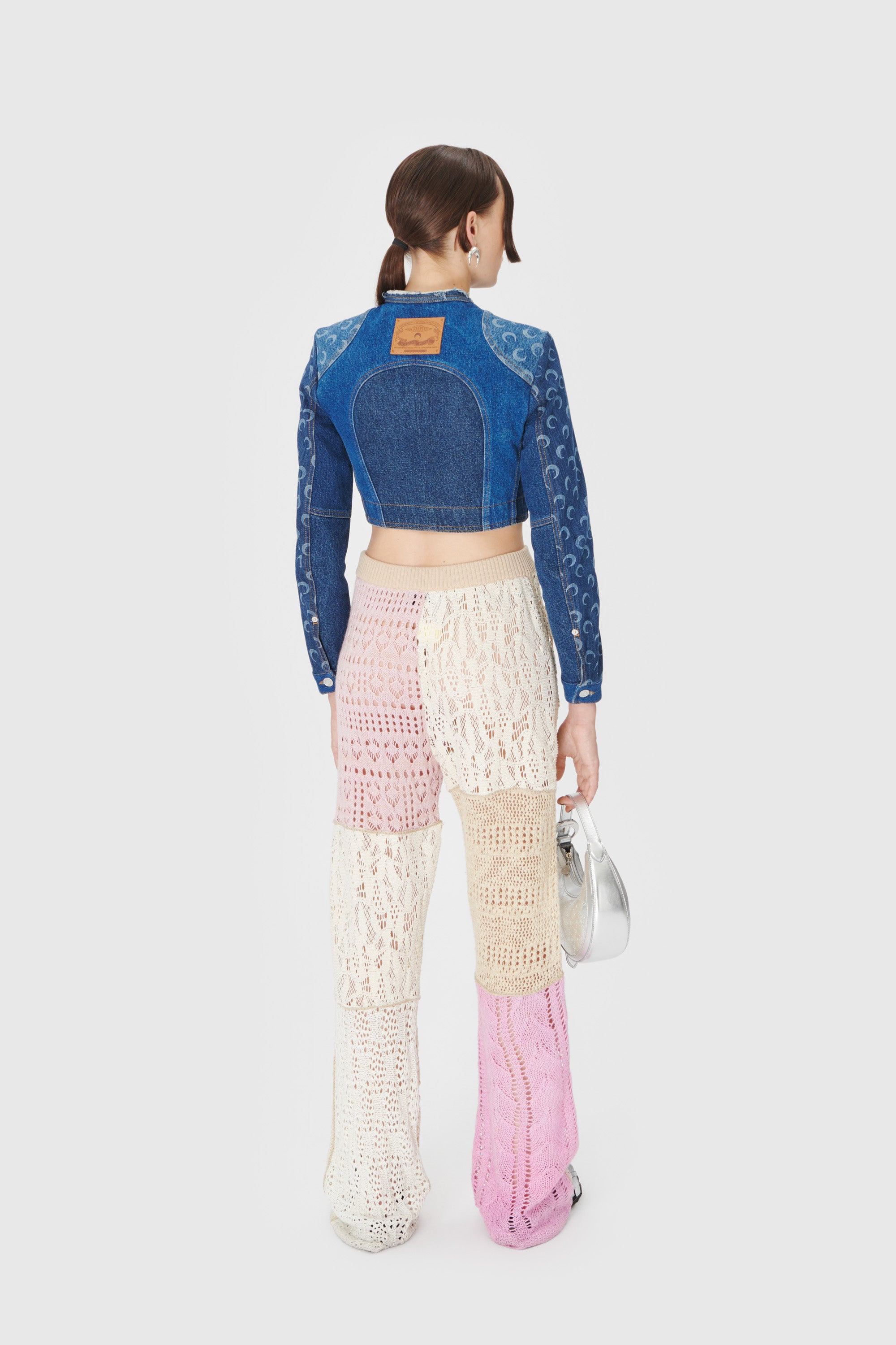 Regenerated Crochet Straight Leg Pants - 3