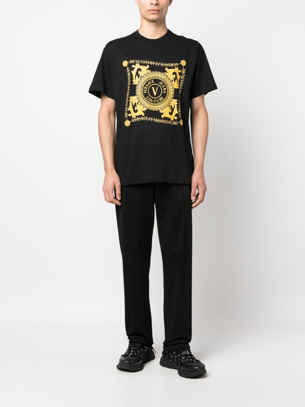 logo-print organic cotton T-shirt - 2