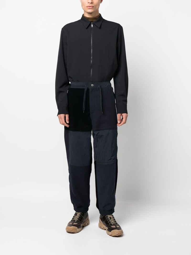 EMPORIO ARMANI panelled straight-leg trousers outlook