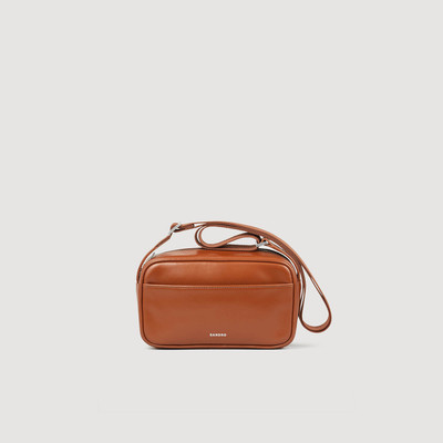 Sandro SMALL SMOOTH LEATHER BAG outlook