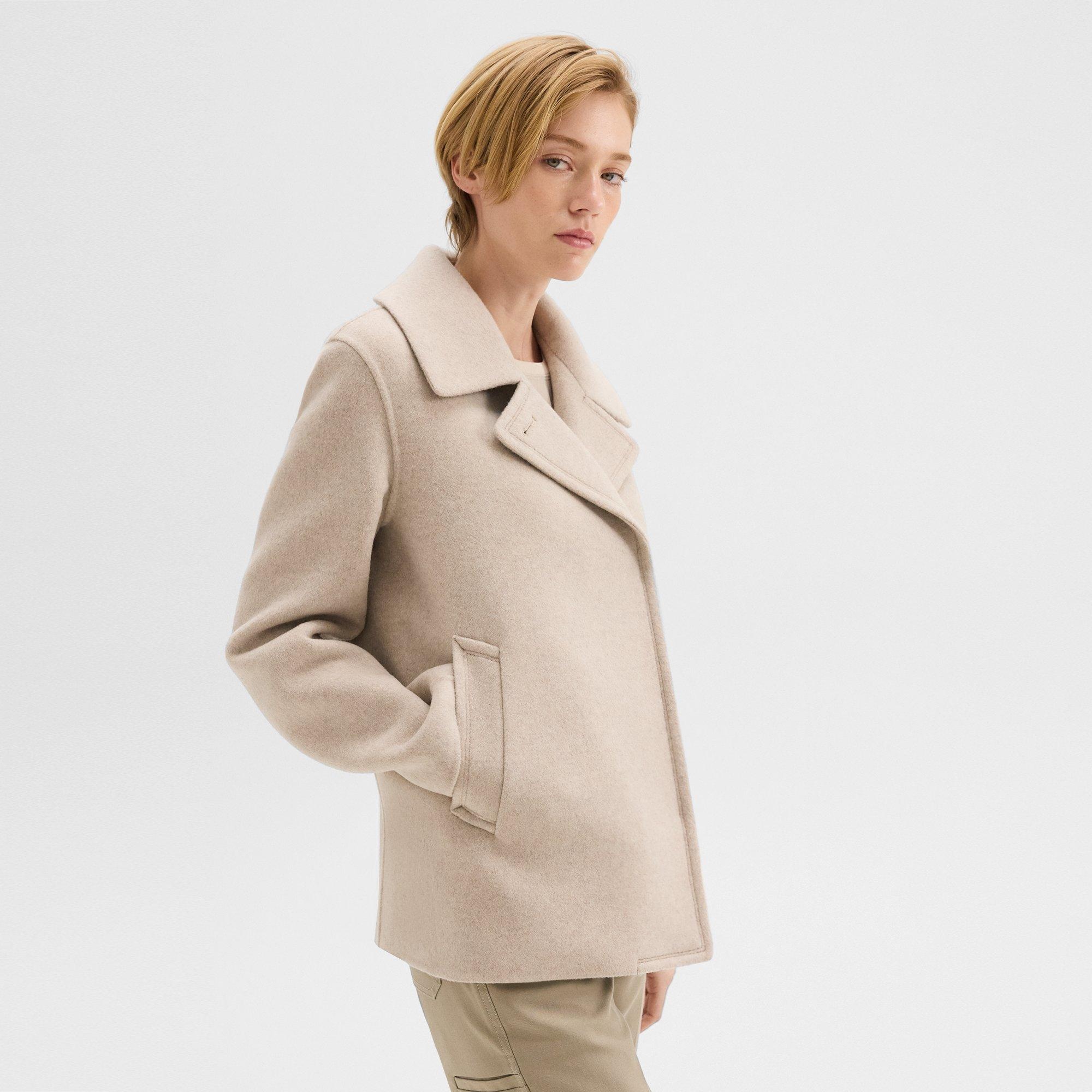 Peacoat in Recycled Wool - 3