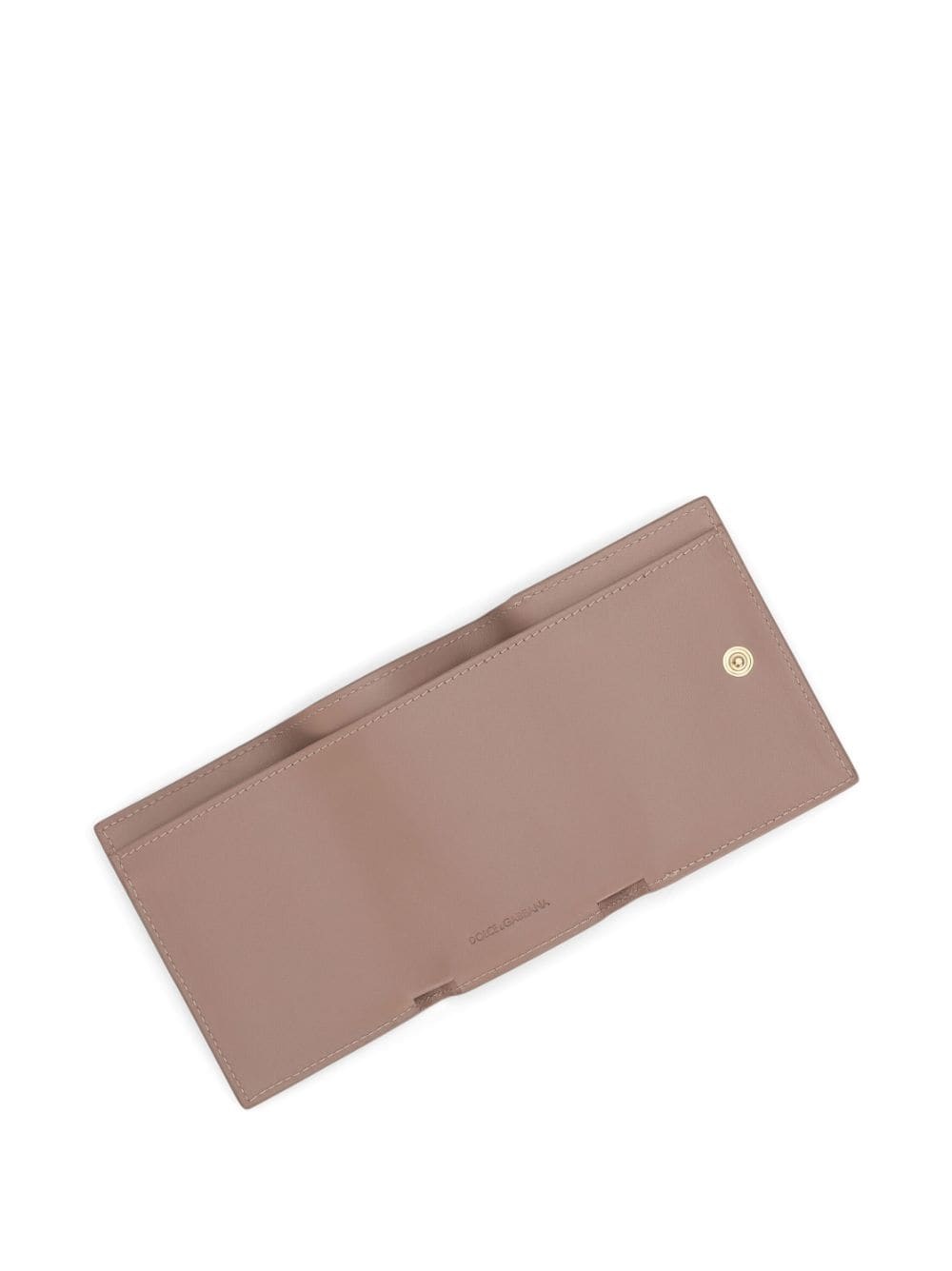 DG-logo leather folded wallet - 4