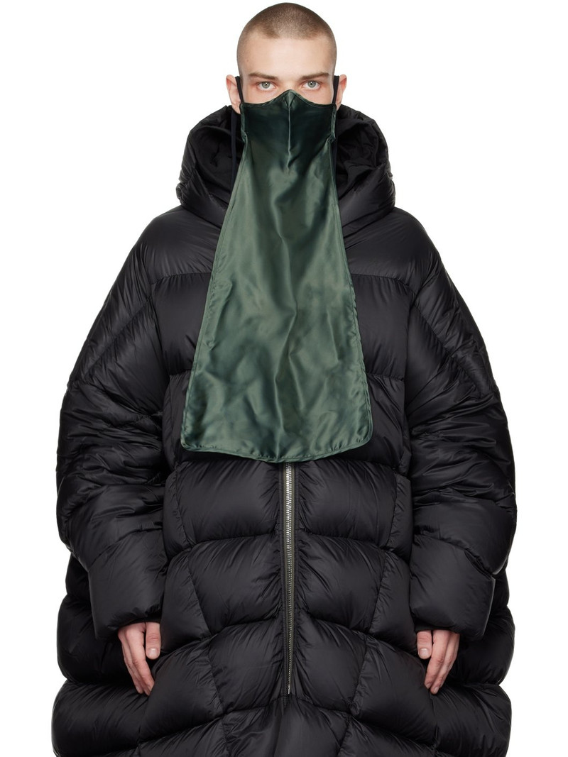 Green Long Face Mask 1