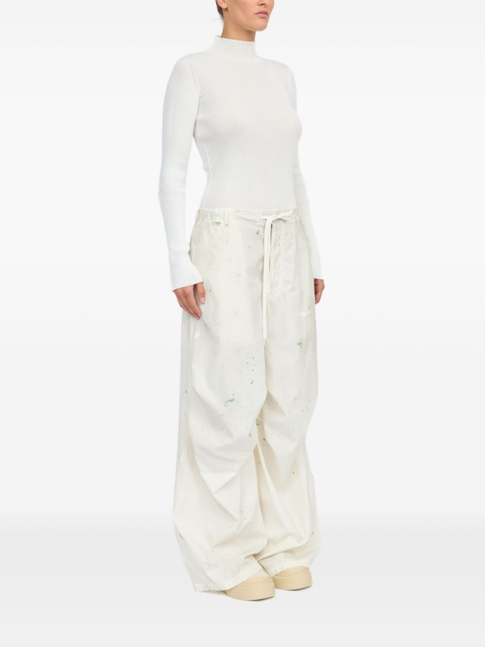 paint-splatter trousers - 3