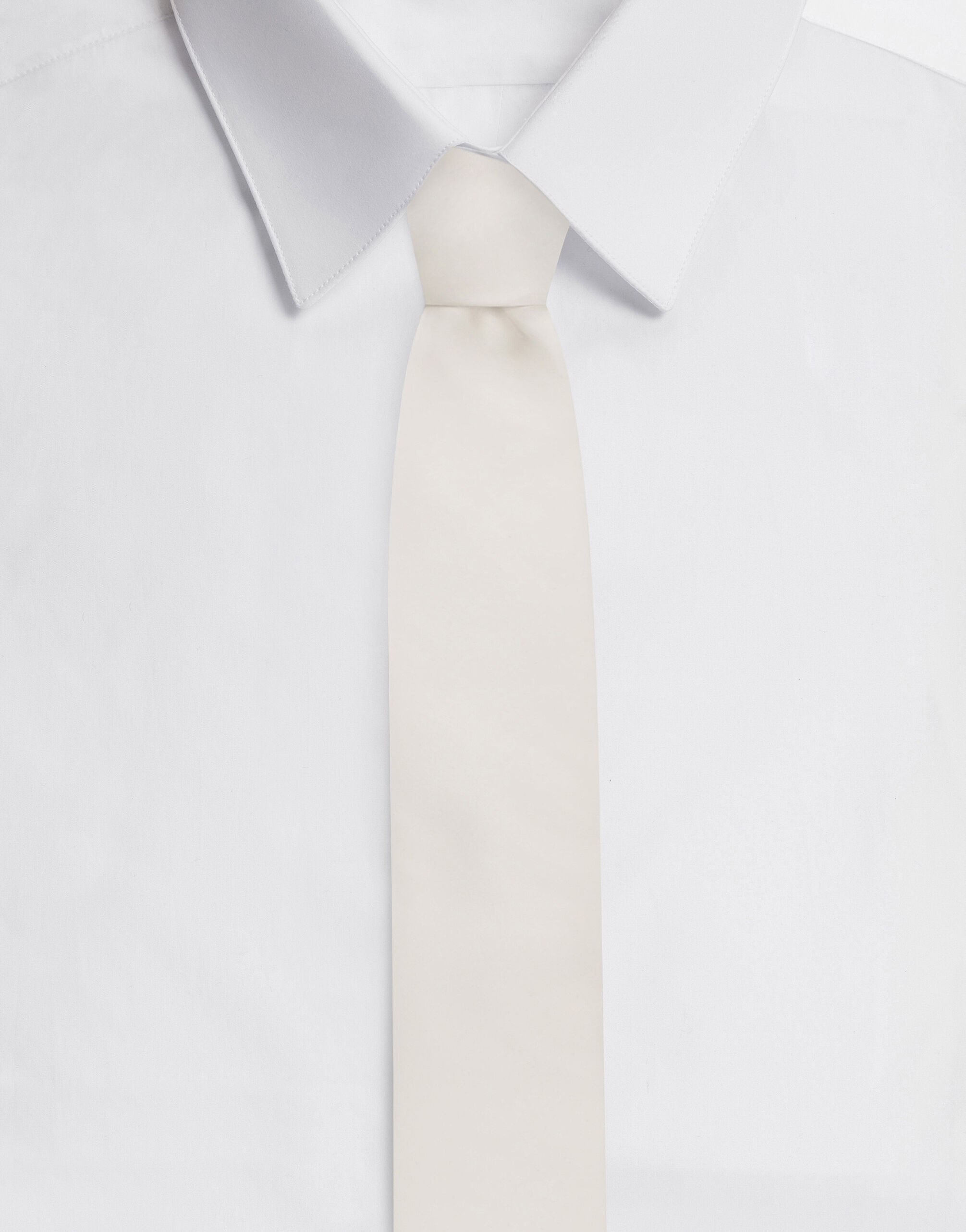 6-cm silk blade tie with DG logo embroidery - 1