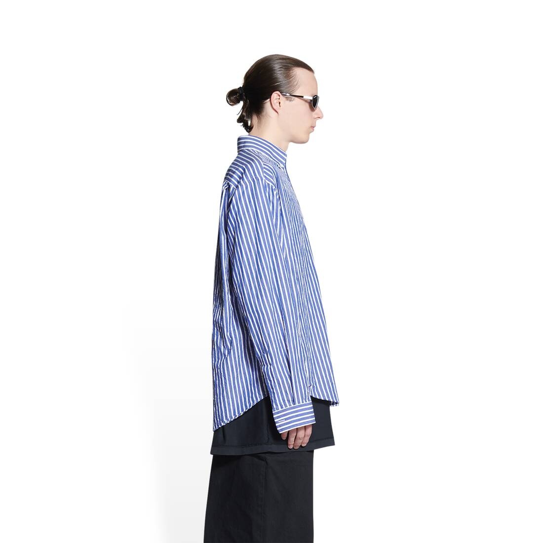 Men's Bb Corp Shirt Large Fit in Blue - 3