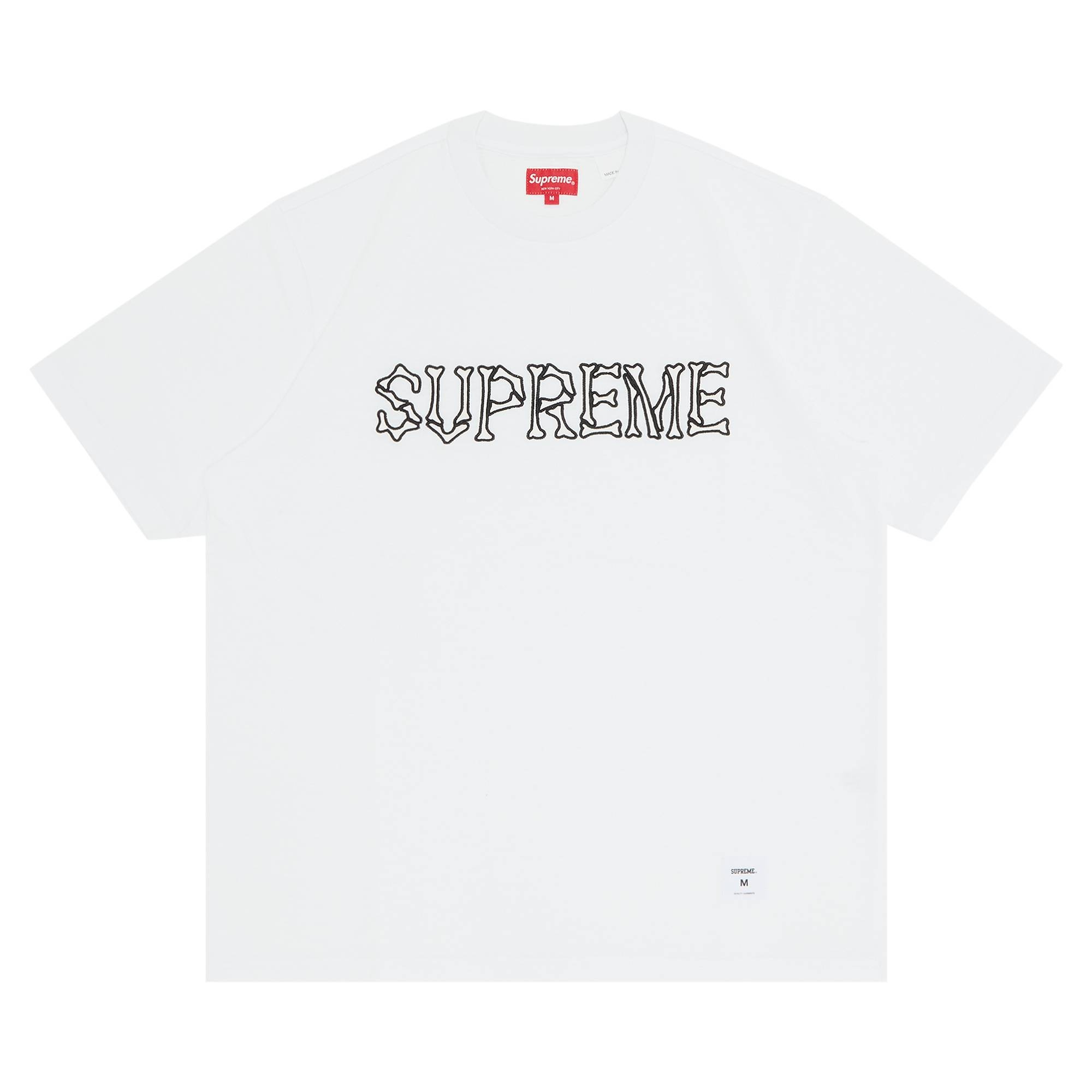 Supreme Bones Short-Sleeve Top 'White' - 1