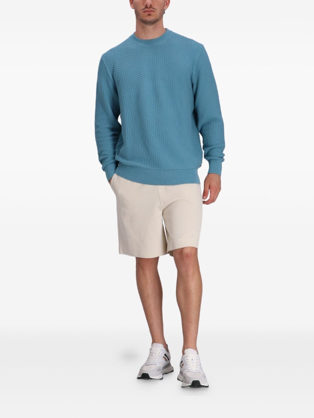 cotton crew-neck sweater - 2