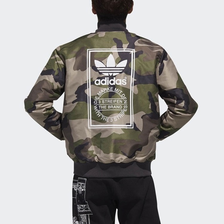 adidas originals REV Jacket Camouflage reversible Sports Black DX4219 - 4