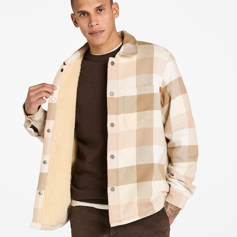 Men's High-Pile Lined Overshirt 5