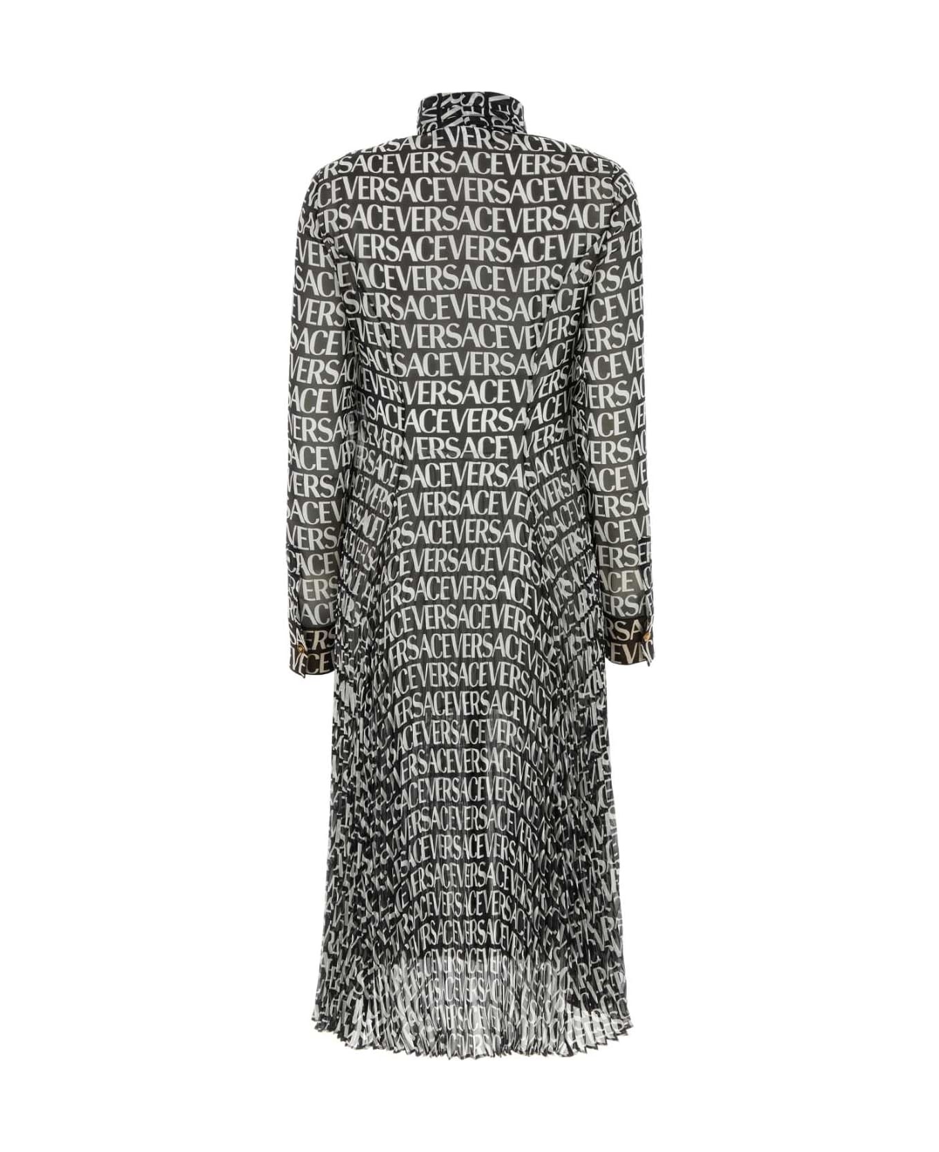 Printed Crepe Shirt Dress - 2
