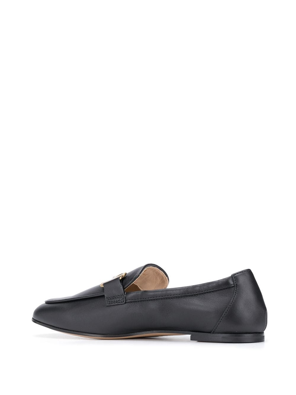 T logo loafers - 3