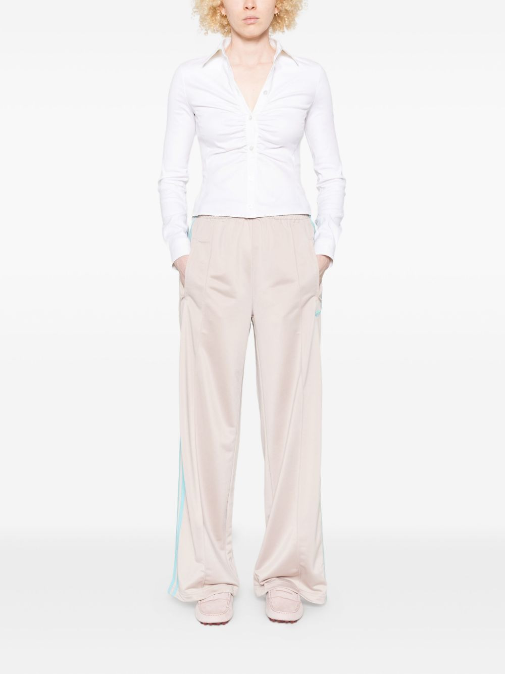 side-stripe trousers - 3