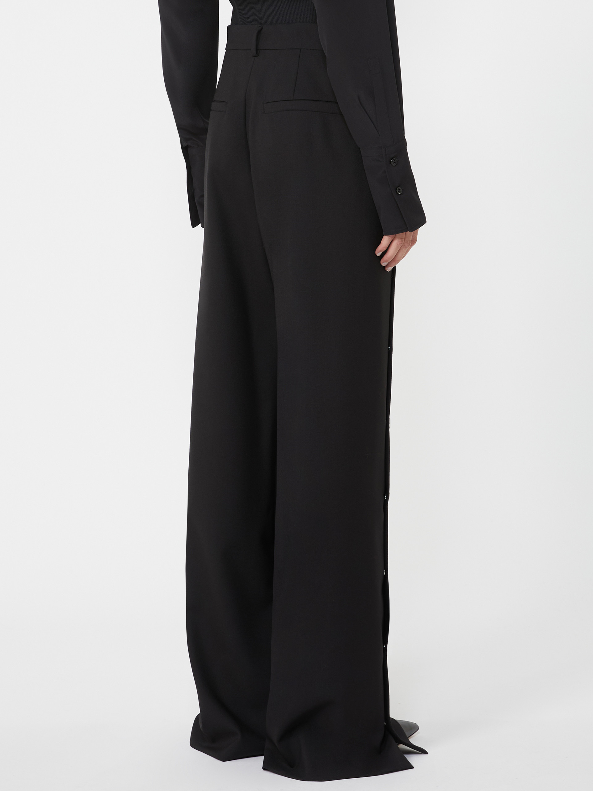 EDERE Button-up wool trousers - 4
