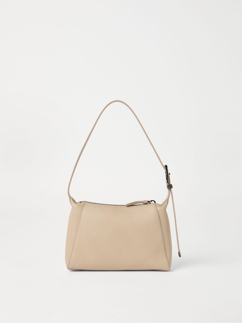 logo-debossed shoulder bag - 4