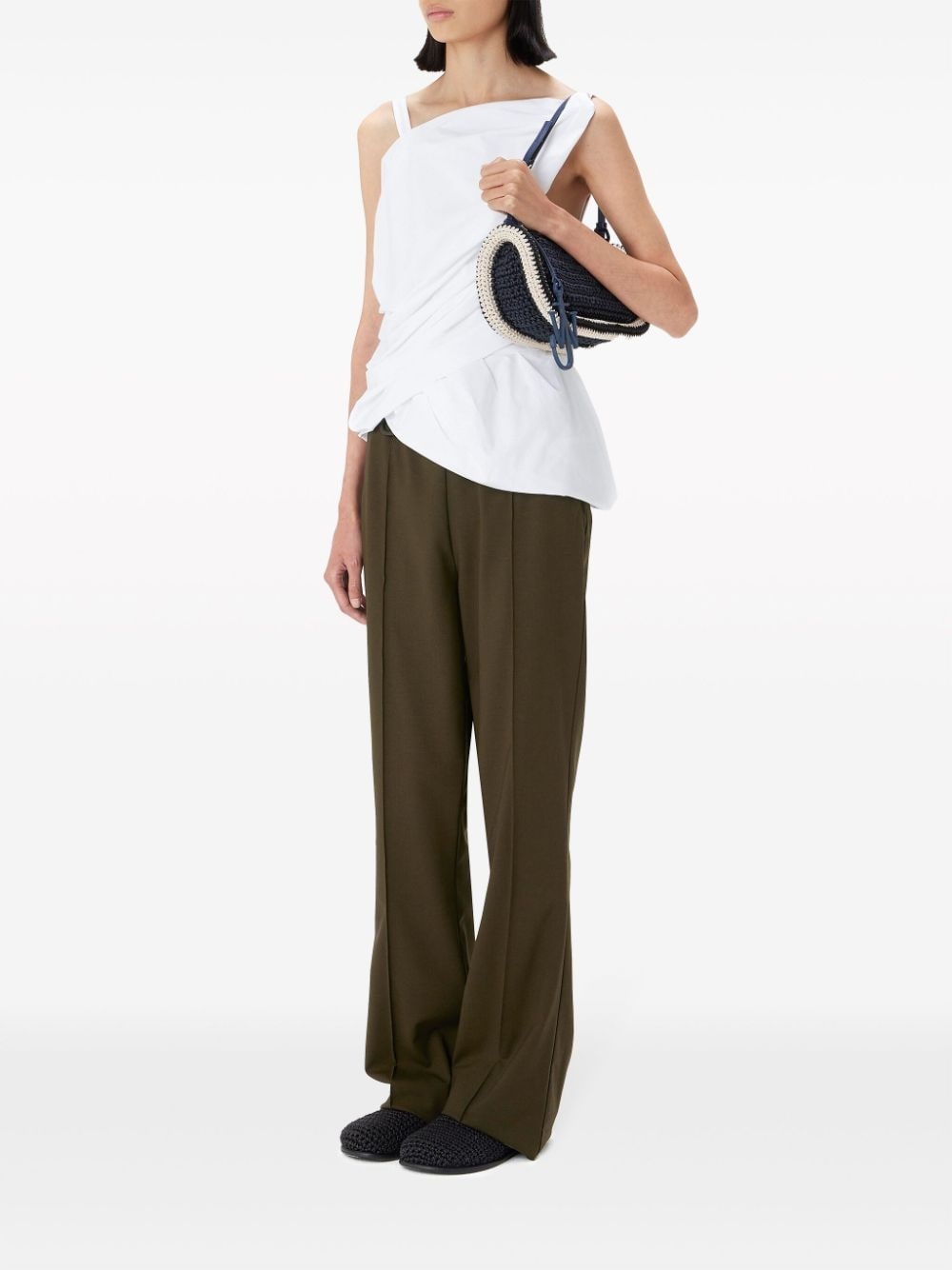 high-waist tailored trousers - 2