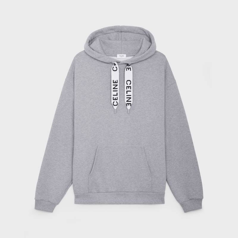 LOOSE HOODED SWEATSHIRT IN COTTON FLEECE 1