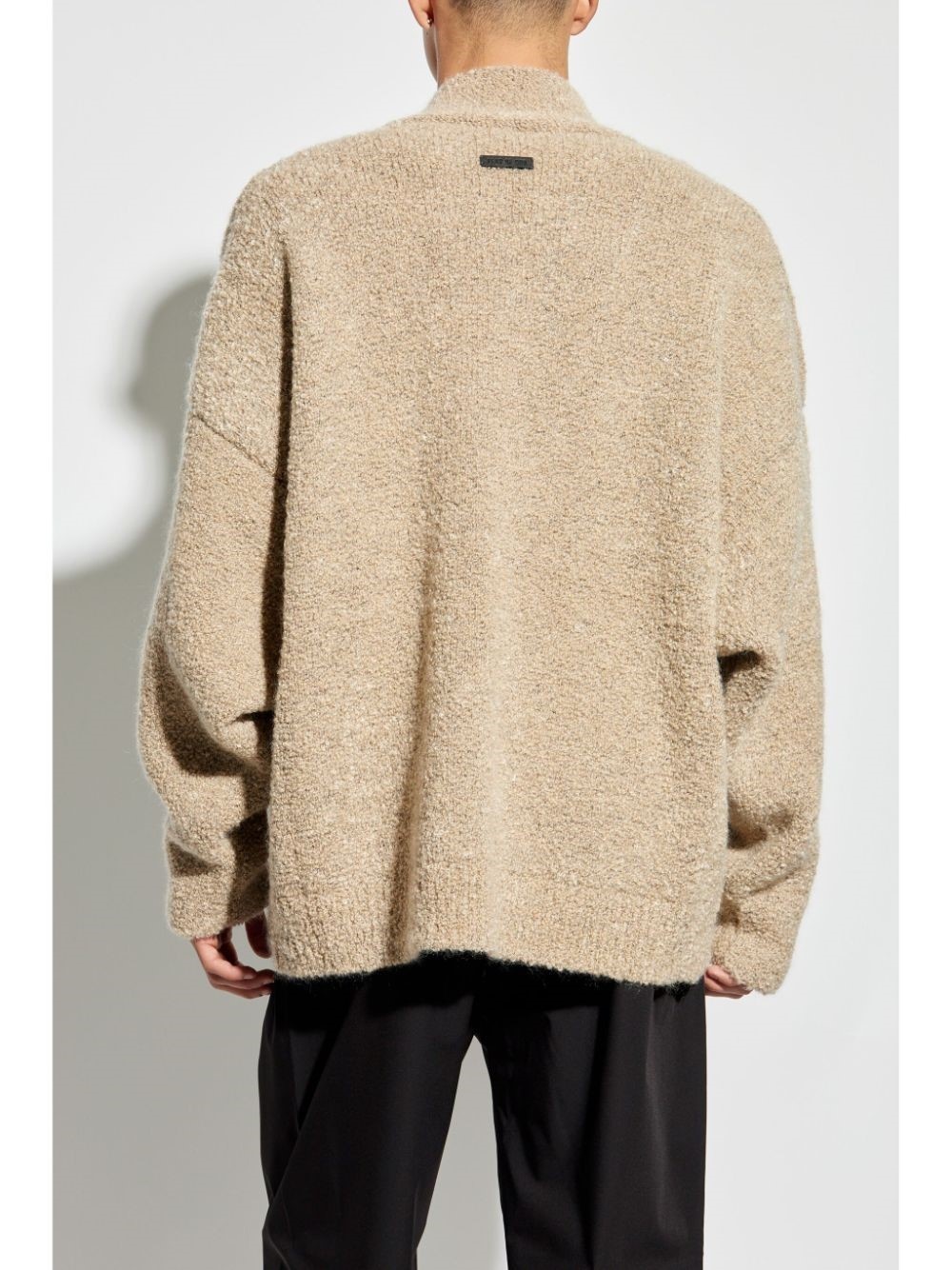 Overlapped v neck sweater - 2