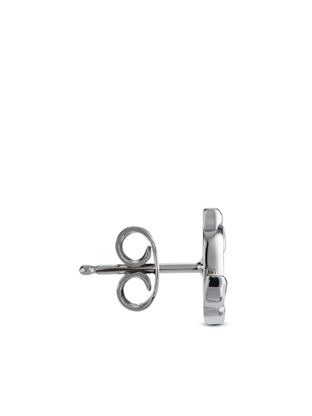 logo-lettering stud earrings - 5