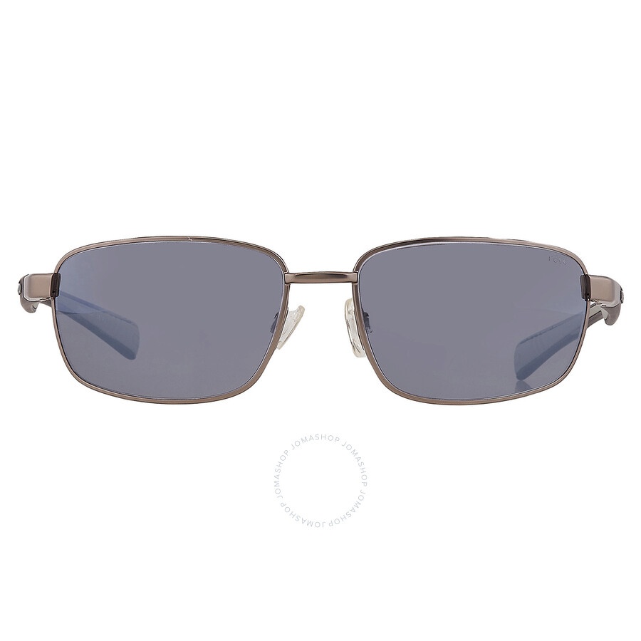 Revo - Revo Shotshell Graohite Polarized Rectangular Men's Sunglasses RE 1017 00 GY 60 - 1