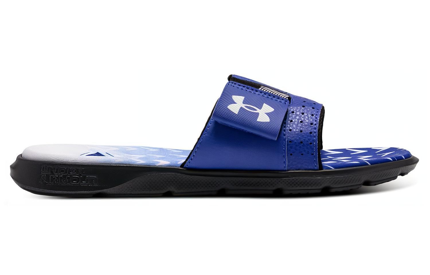 Under Armour Mercenary Slippers 'Blue Black' 3027252-400 - 2