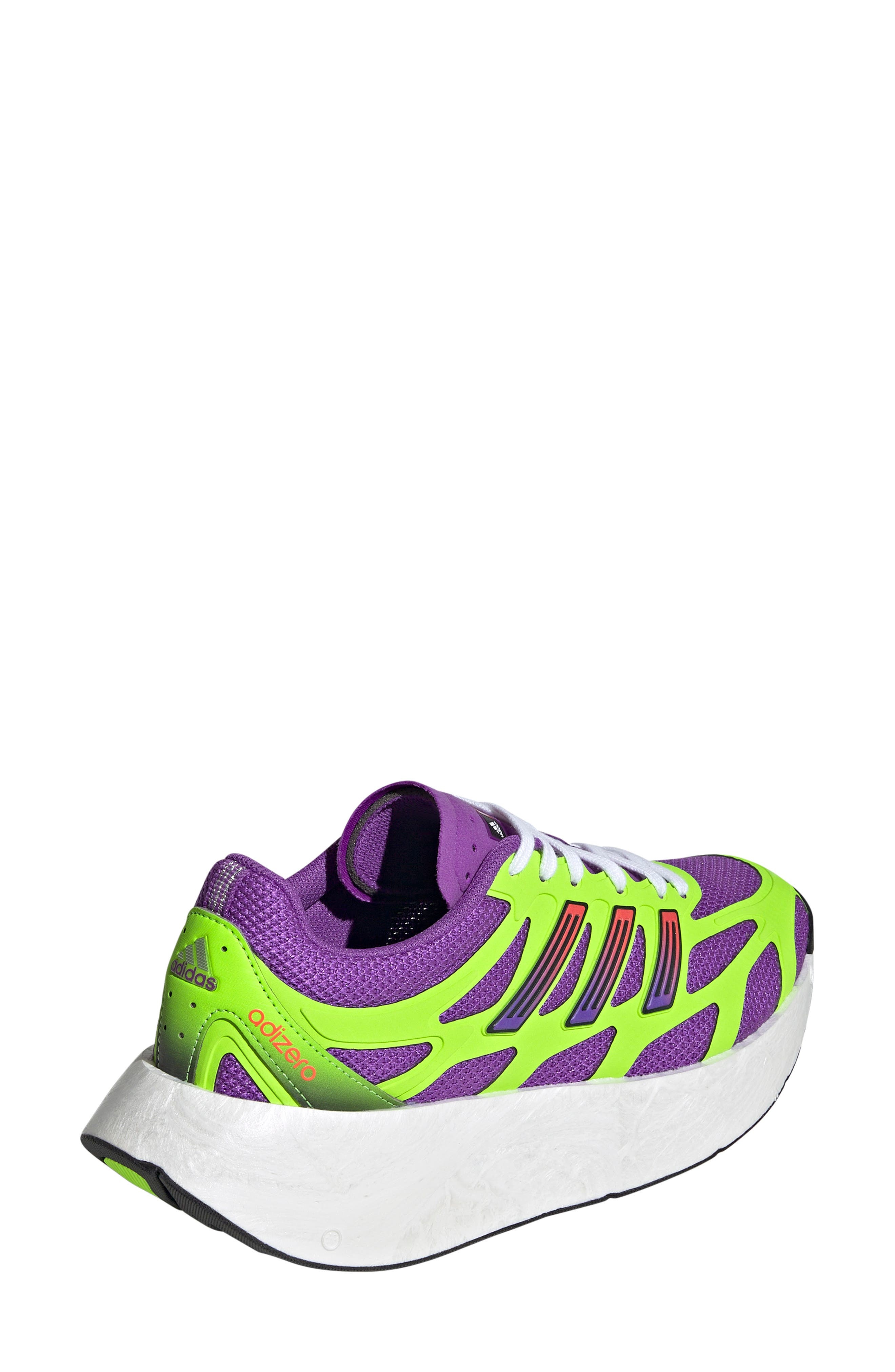 adidas Adizero Aruku Sneaker in Purple/Solar Green/Silver at Nordstrom - 2