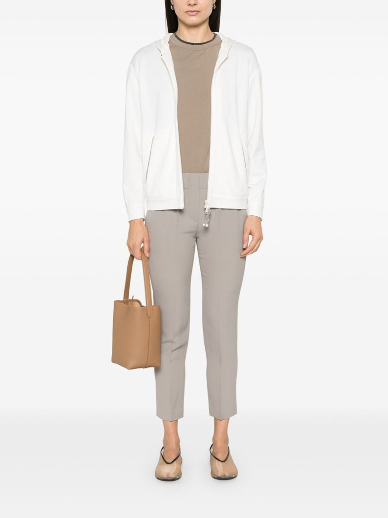 Brunello Cucinelli Monili-chain hoodie outlook