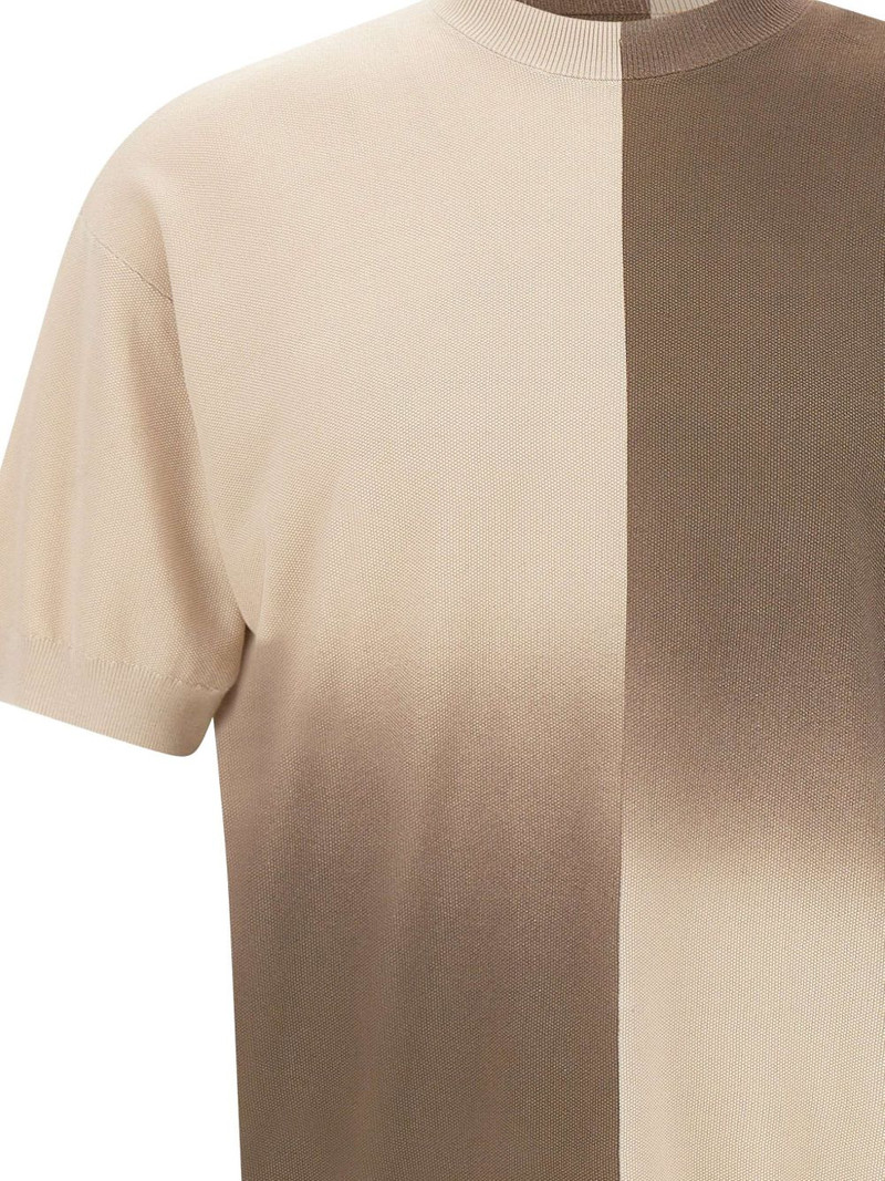textured knit gradient cotton sweater 6