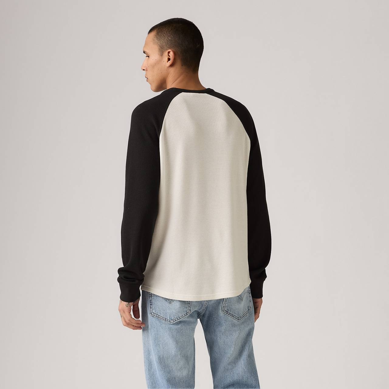 THERMAL RAGLAN CREWNECK T-SHIRT - 4