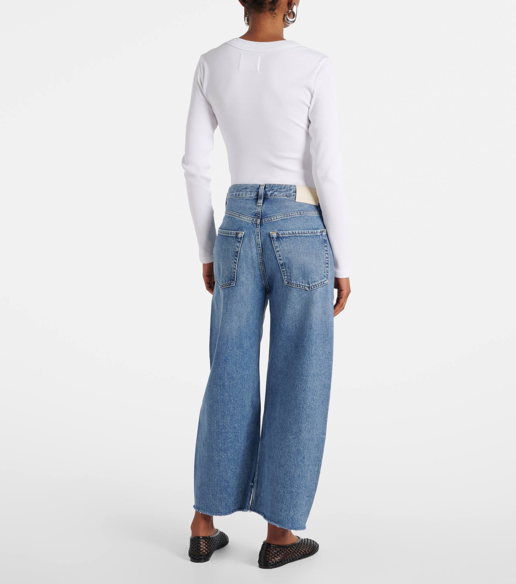 Ayla cropped wide-leg jeans - 3