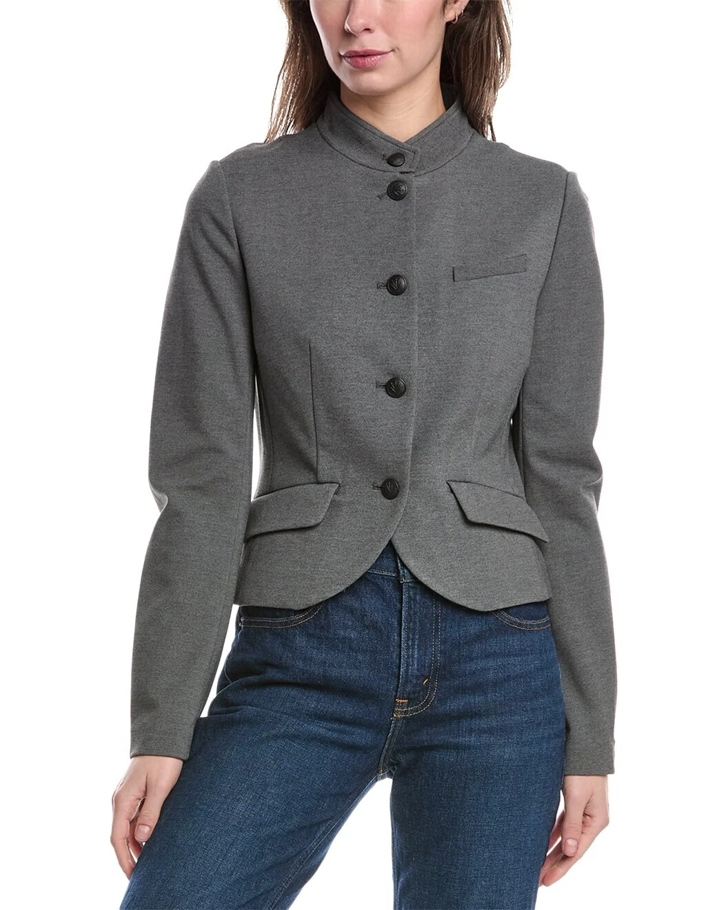 rag & bone Slade Cropped Ponte Blazer - 1