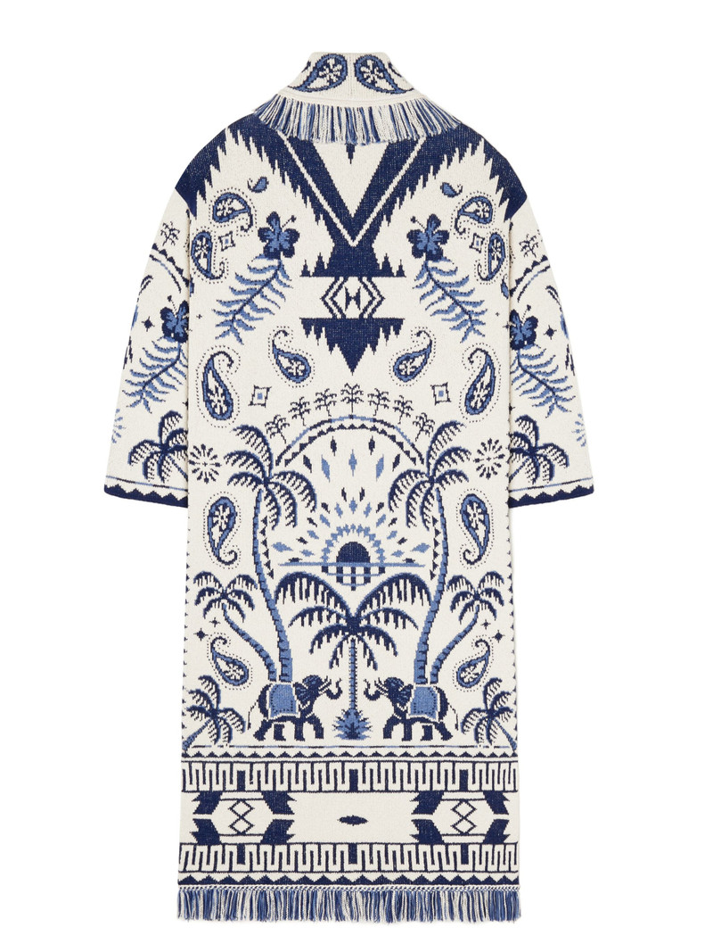 Alanui Lush Nature Foulard Coat outlook