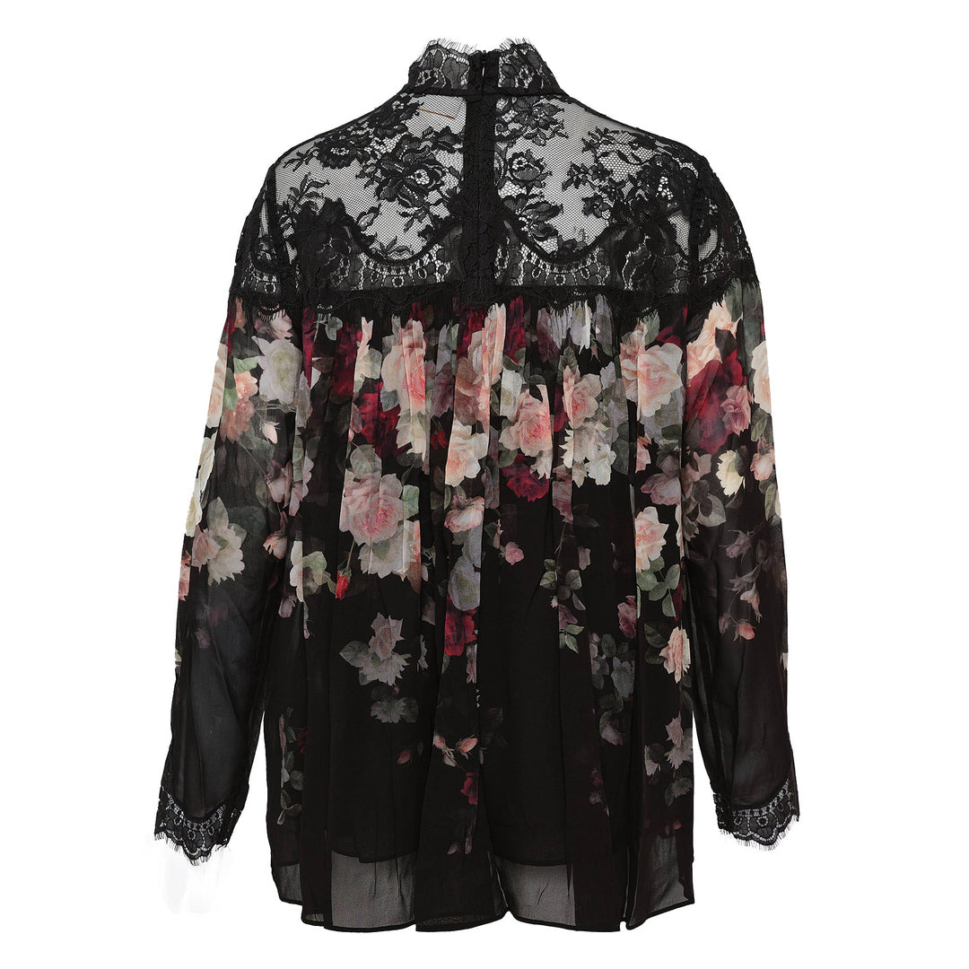 Hypnotic Lace Yoke Blouse - 2
