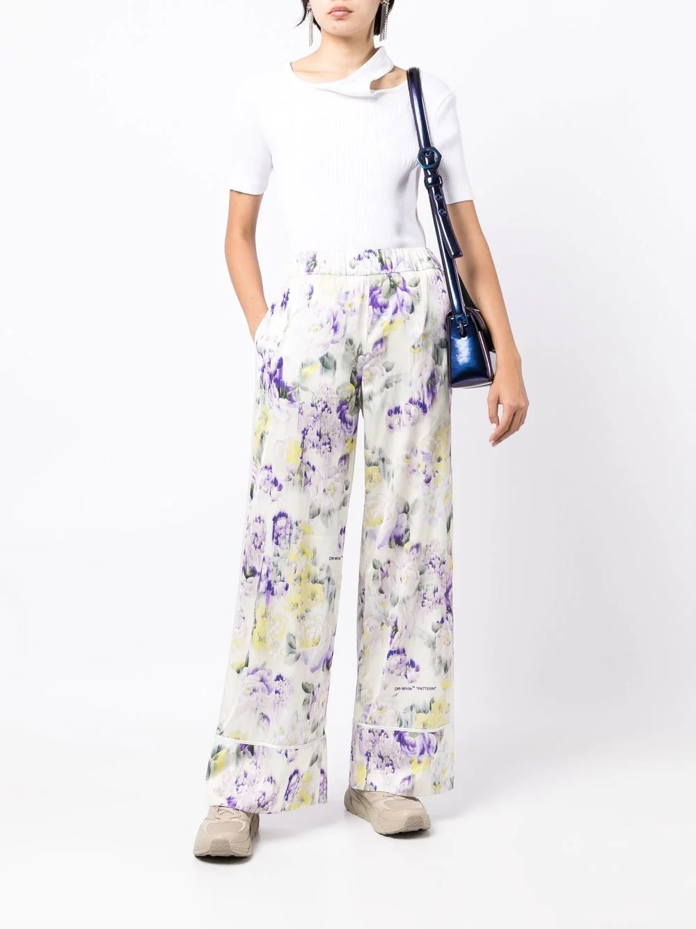 floral-print palazzo pants - 2